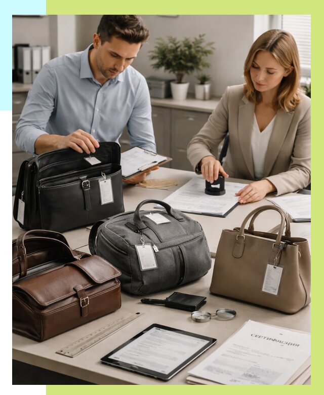 Сертификация сумок в Глазове от 7652 руб. | Алешин-Глз