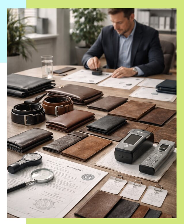 Сертификация кожаных изделий в Глазове от 12244 р. | Алешин-Глз