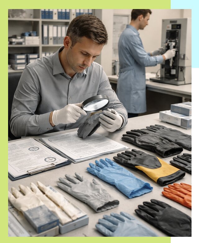 Сертификация перчаток и средств защиты продукции в Глазове