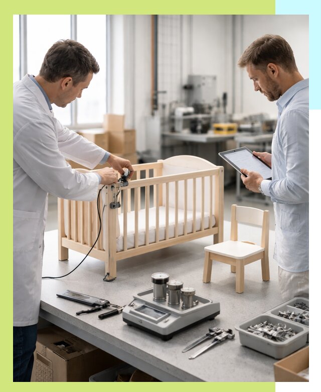 Сертификация детской мебели и проверка безопасности в Глазове