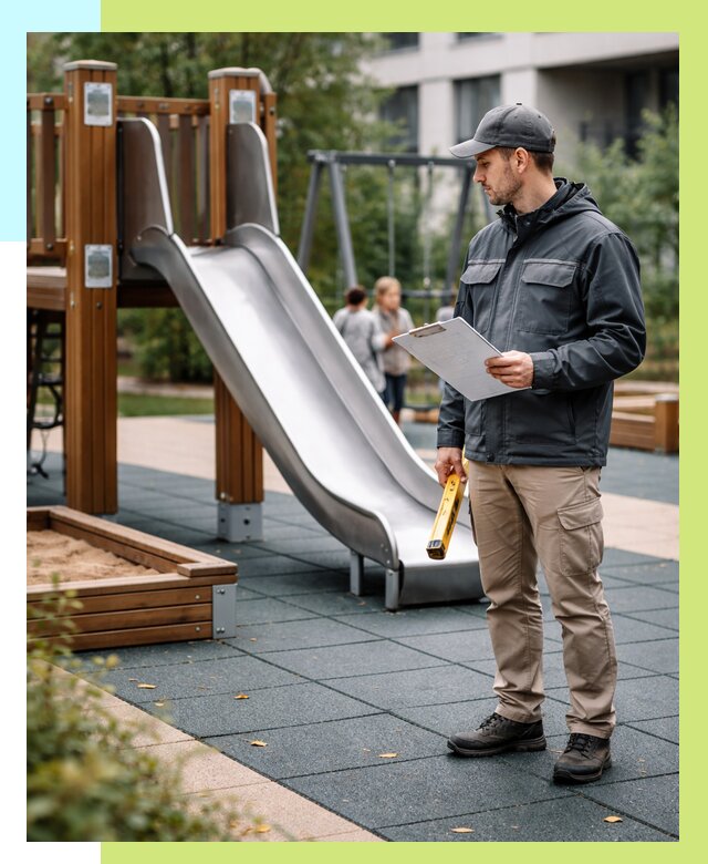 Сертификация детских площадок в Глазове от 25508 р. | Алешин-Глз