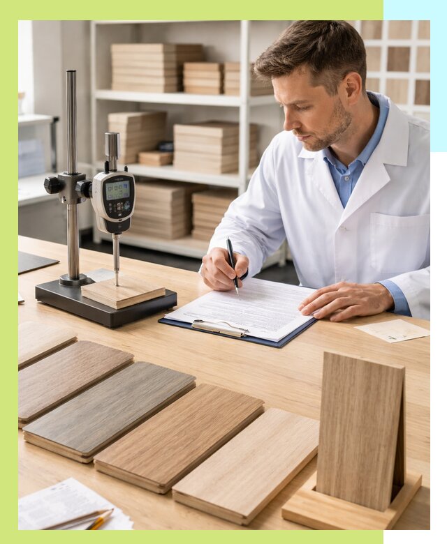 Сертификация ламината с испытаниями и оформлением документов в Глазове