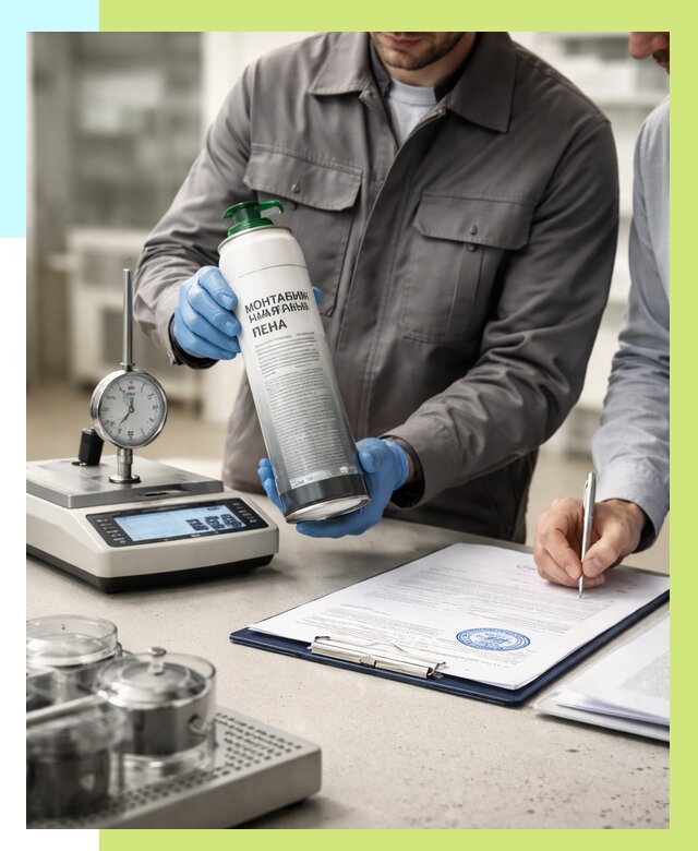 Сертификация монтажной пены в Глазове от 15305 р. | Алешин-Глз