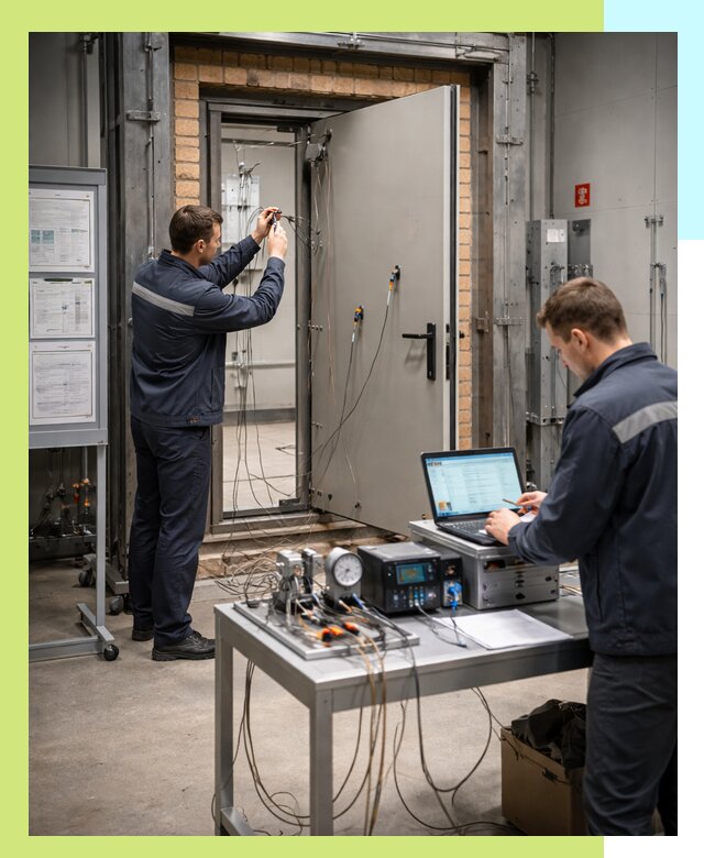 Сертификация противопожарных дверей в Глазове по ГОСТ и ТР