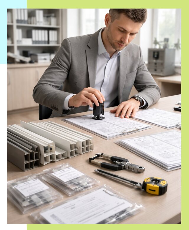 Сертификация ПВХ продукции в Глазове от 8673 р., Алешин-Глз