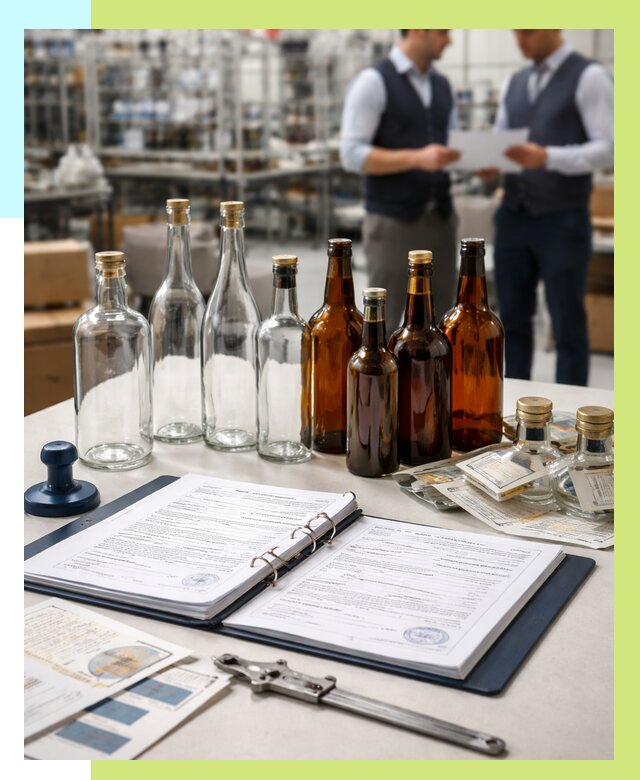 Сертификация стеклянных бутылок в Глазове от 25508 р. | Алешин-Глз