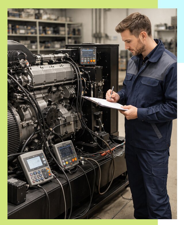 Сертификация дизельных генераторов и их оборудования в Глазове
