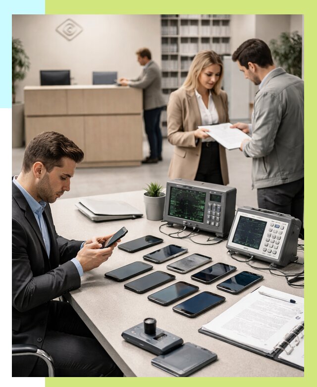 Сертификация телефонов в Глазове от 25508 р. под ключ | Алешин-Глз