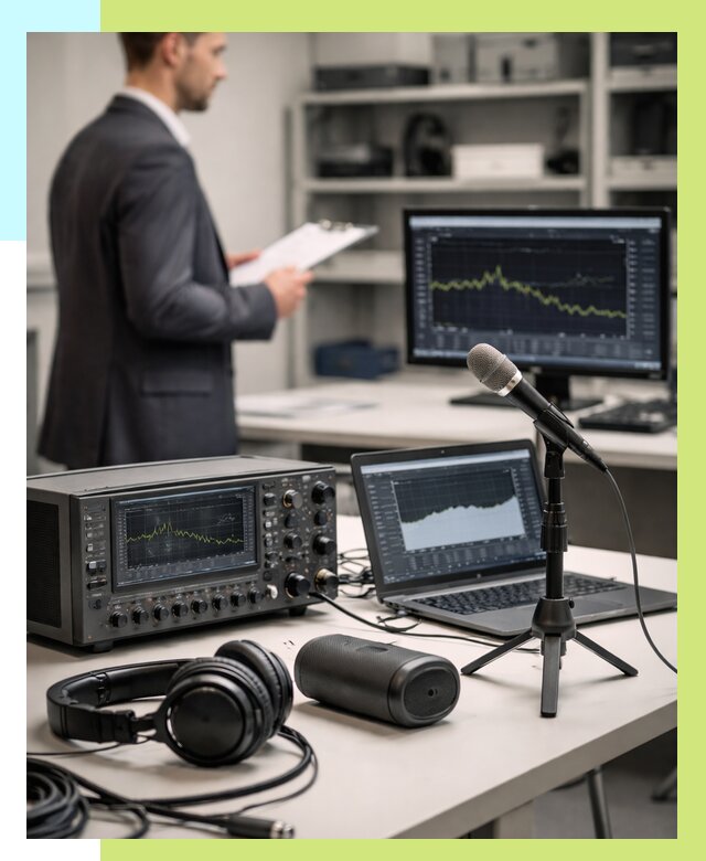 Сертификация аудиотехники в Глазове от 15305 р., Алешин-Глз