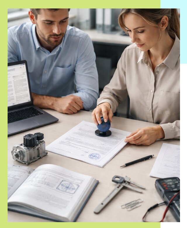 Выдача паспорта изделия и техническая экспертиза продукции в Глазове