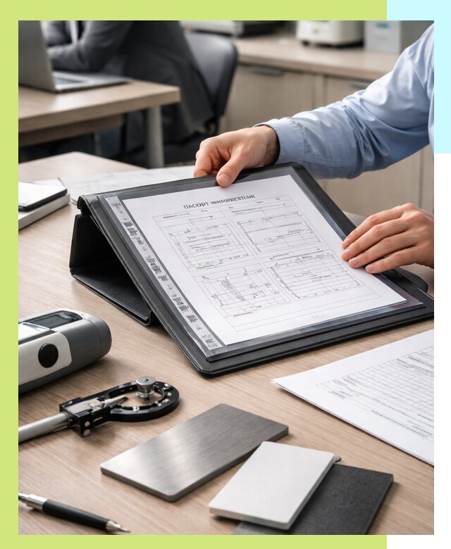 Оформление паспорта материала для продукции в Глазове