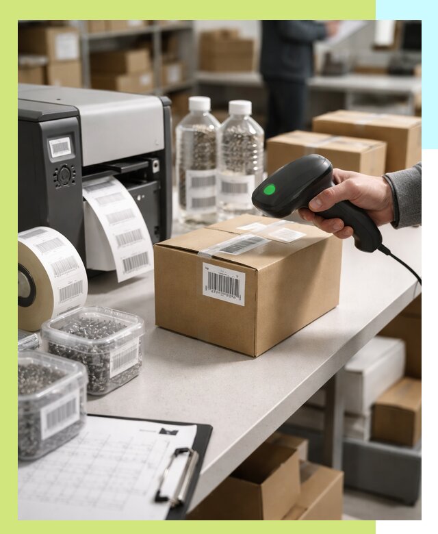 Штрихкодирование продукции и маркировка для продажи в Глазове