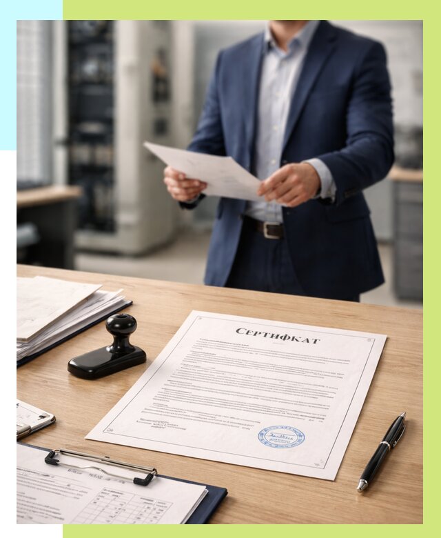 Сертификат на оборудование в Глазове от 15305 р. | Алешин-Глз