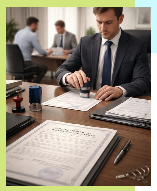 Оформление свидетельства о государственной регистрации в Глазове