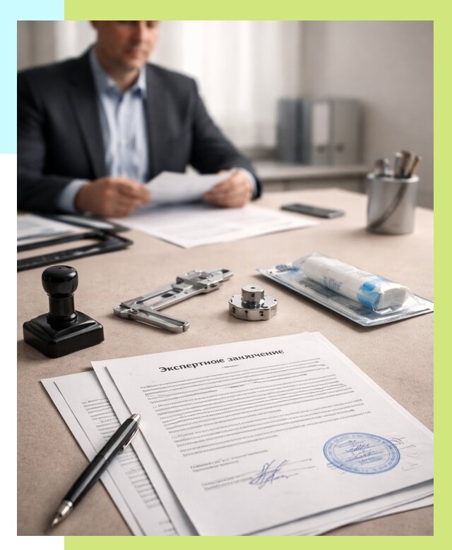 Экспертное заключение на продукцию в Глазове от 8673 р. | Алешин-Глз