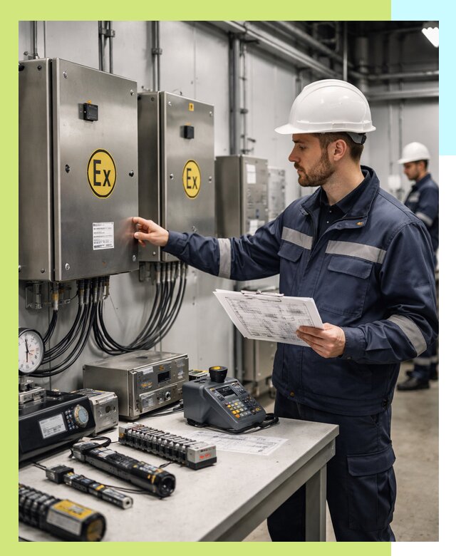 Сертификат взрывозащиты промышленного оборудования в Глазове