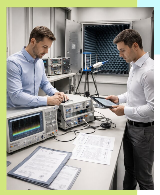 Оформление и выдача сертификата ЭМС для продукции в Глазове