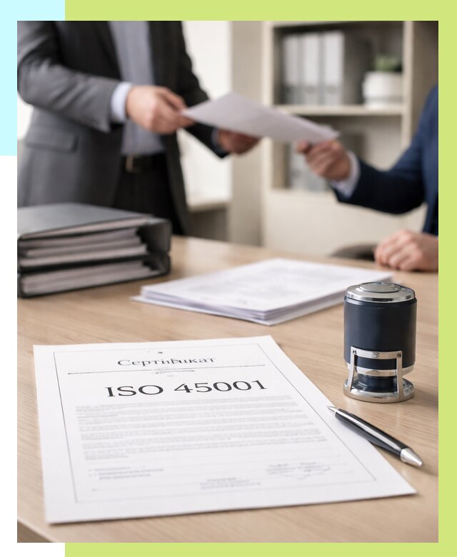 Сертификат ISO 45001 в Глазове под ключ от 45914 р. | Алешин-Глз