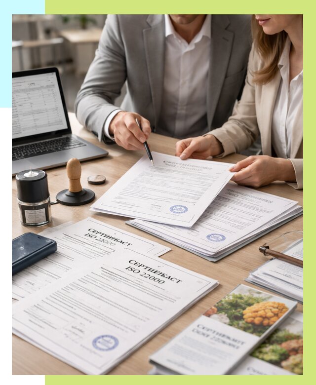 Сертификат ISO 22000 в Глазове от 40812 р. под ключ | Алешин-Глз