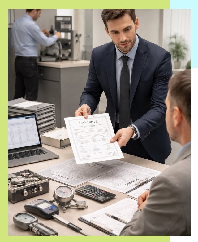 Выдача сертификата ISO 10012 по требованиям метрологии в Глазове