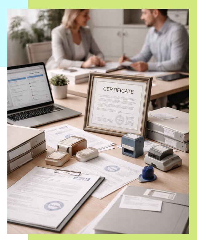 Сертификация компании в Глазове от 45914 р. | Алешин-Глз — заказ